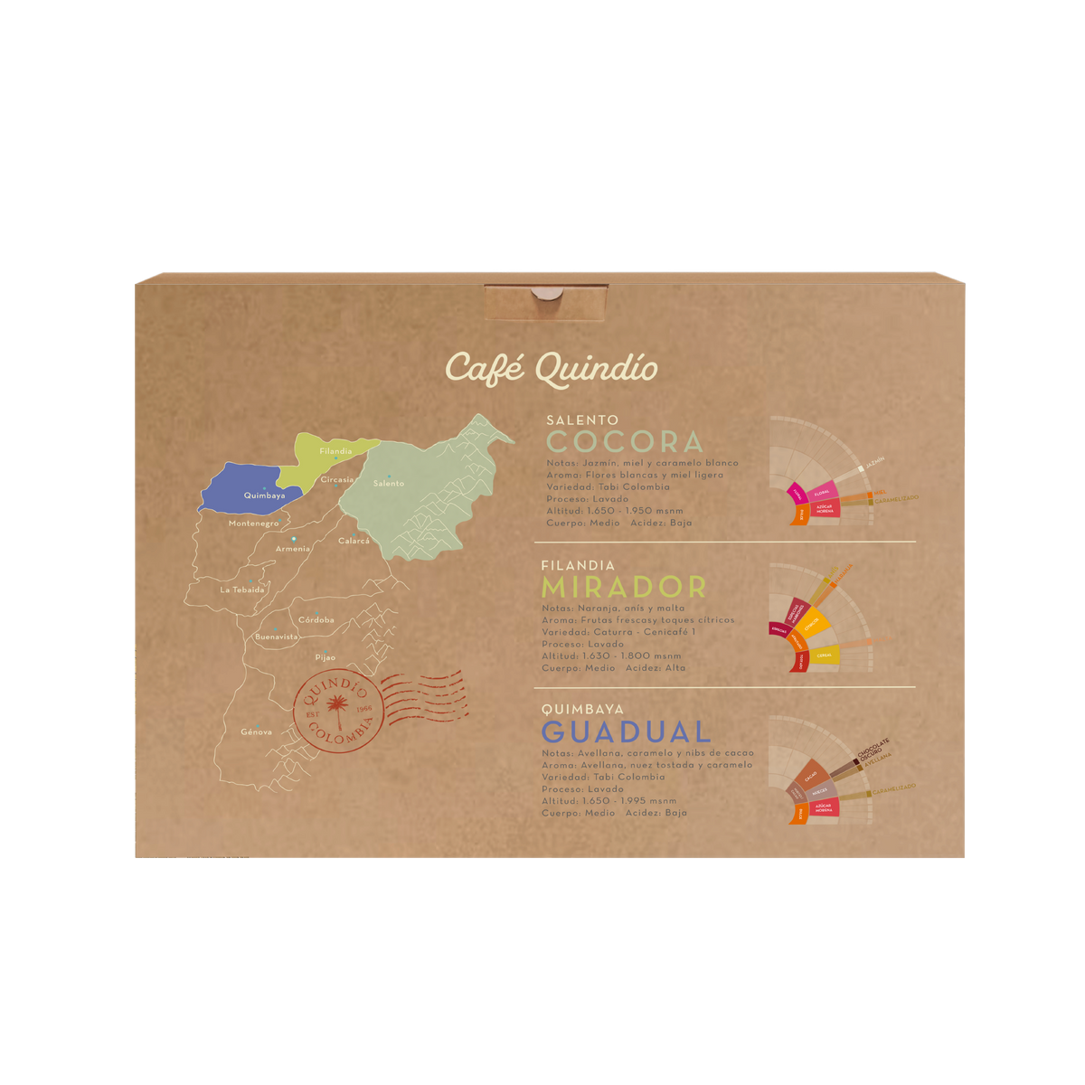 Cafe Quindio Kit cosechas especiales Molido - 240g (3 unidades x 80g)