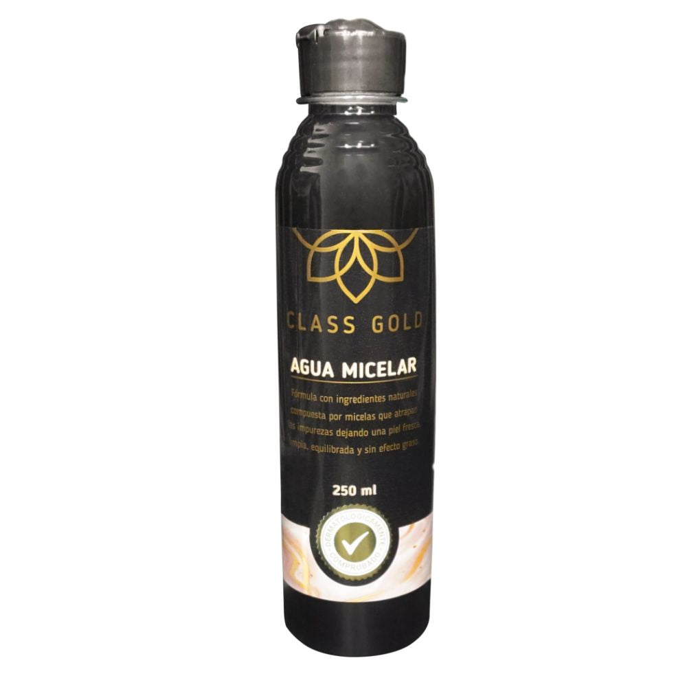 Class Gold Micellar Water with Activated Carbon 250 ml (1 pack) 