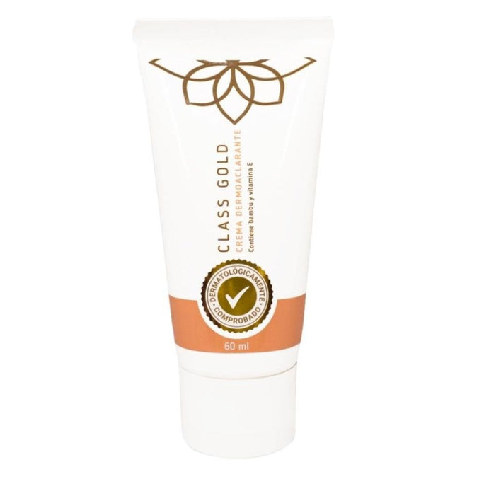 Class Gold kit Cosmetics Class Gold dermoaclarante (4.05 fl oz - 120ml) + Silicone Massage Bath Brush (2 Pack) Class Gold Cream dermoaclarante