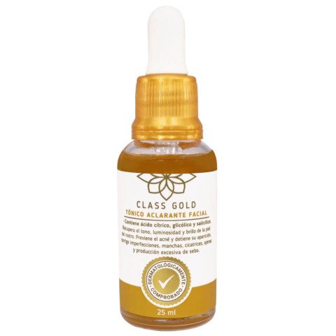 Class Gold Tonico Aclarante Facial 25mL (1 pack)
