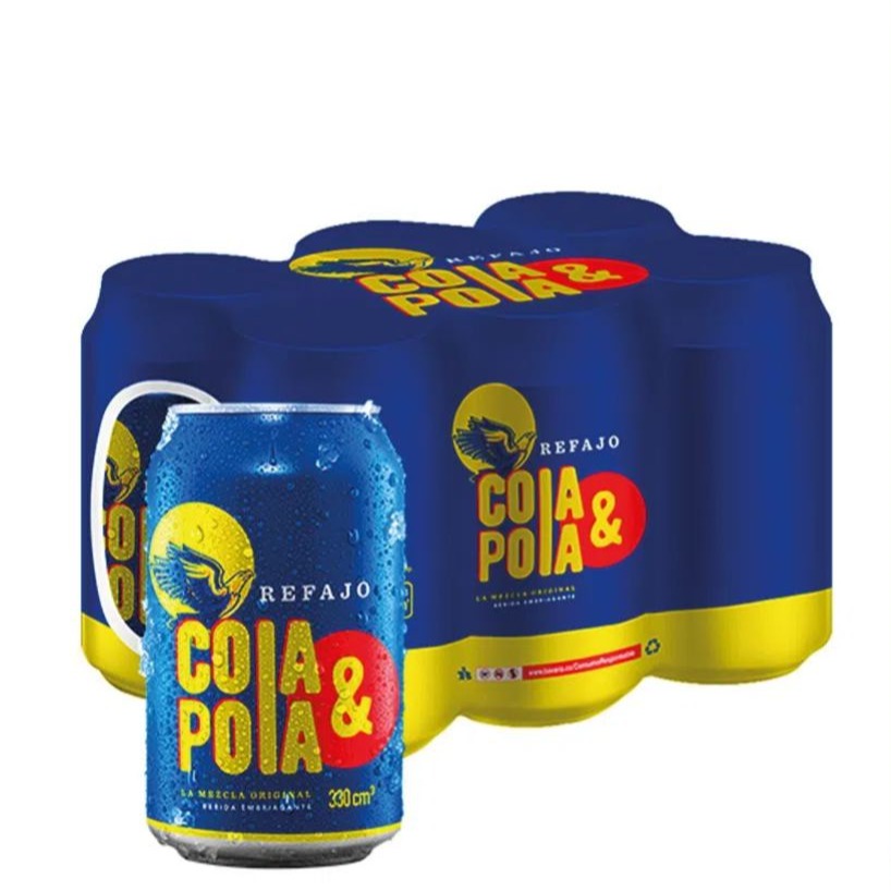 Cola y Pola Colombia refresh drink Colombia (x 6)