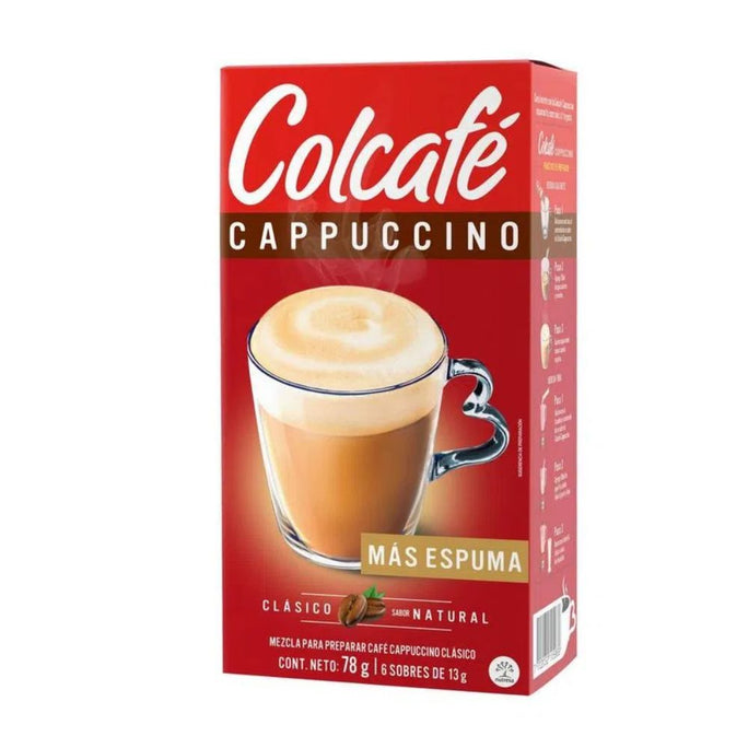 Colcafe Capuccino Classic Instant coffee  Cafe instantaneo colcafe capuccino clasico