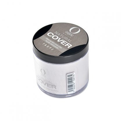 Organic Nails Polvo de Acrilico Cover Taupe tonalidad tierra mate.