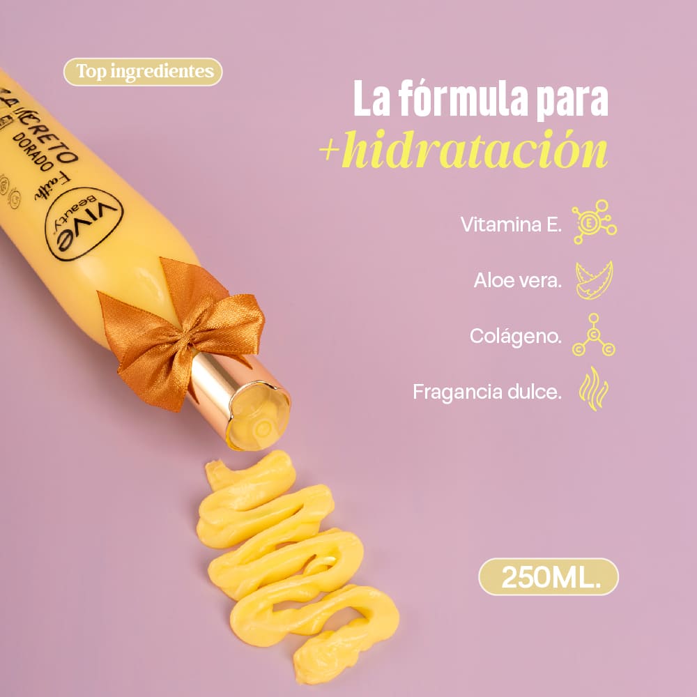 Vive Beauty Crema Secreto Dorado Faith 250 ml