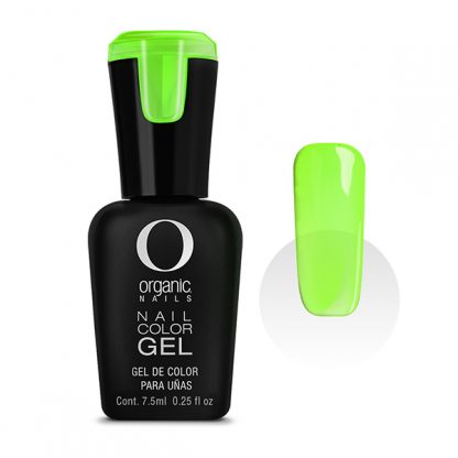 Organic Nails Gel semipermanente de tonos cristalinos Color Crystalline Green 144 x7.5 ml