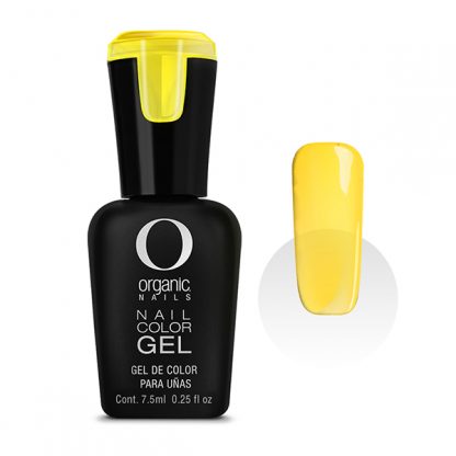 Organic Nails Gel semipermanente de tonos cristalinos Color Crystalline Yellow 147 x7.5 ml