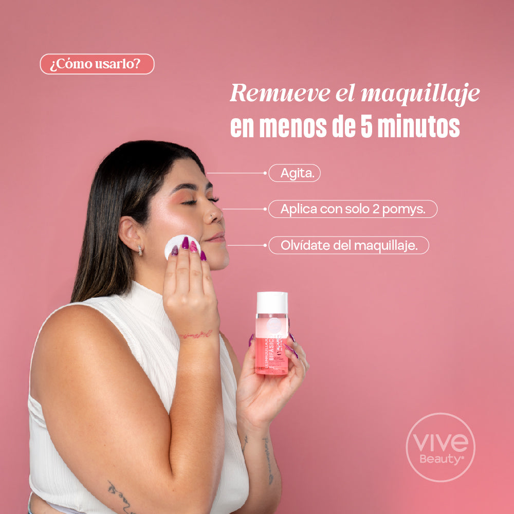 Vive Beauty Desmaquillador Bifasico Cejas y Pestañas 150 ml