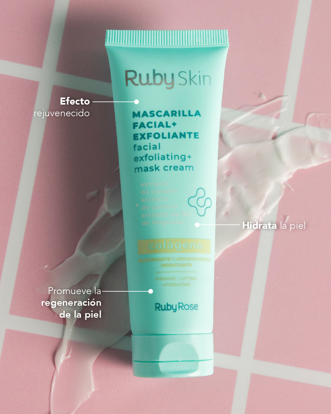 RUBY ROSE MASCARILLA FACIAL RUBY SKIN COLAGENO x50gr