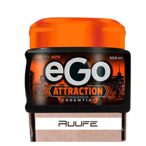 hair gel for men ego 16.9 Fl oz (500 ml) ego gel for men ego attraction gel for men gel ego para hombres Hair ego gel for men gel ego atraccion para hombres para hombres tapa naranja gift for men (1 pack)