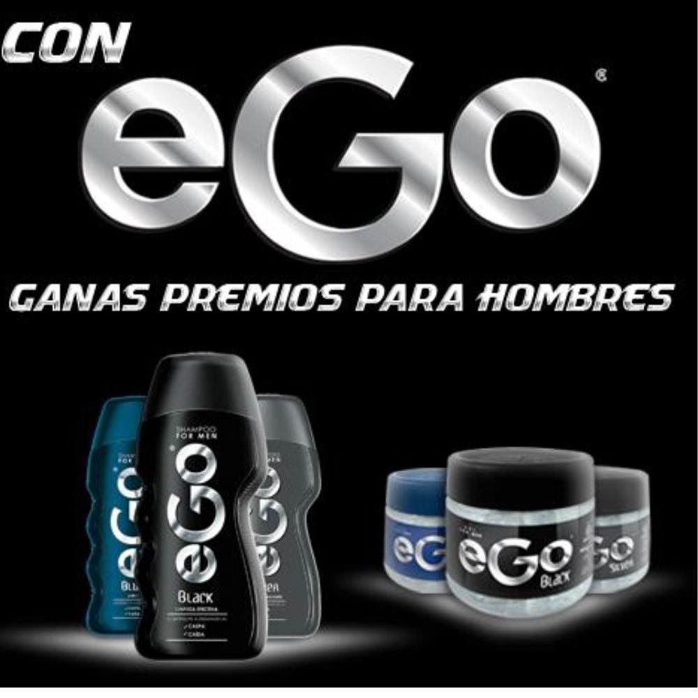 EGO Shampoo Black Limpieza efectiva para hombres  400 ml