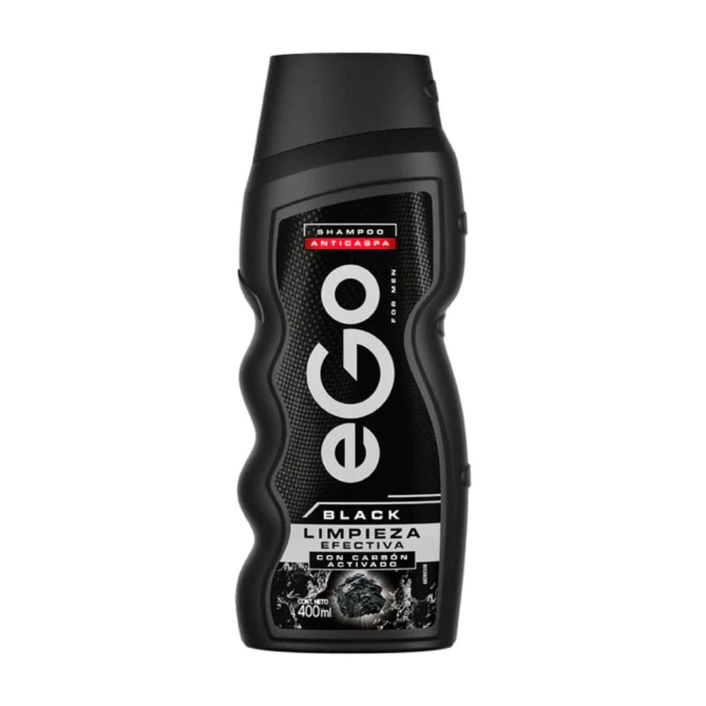 EGO Shampoo Black Limpieza efectiva para hombres  400 ml
