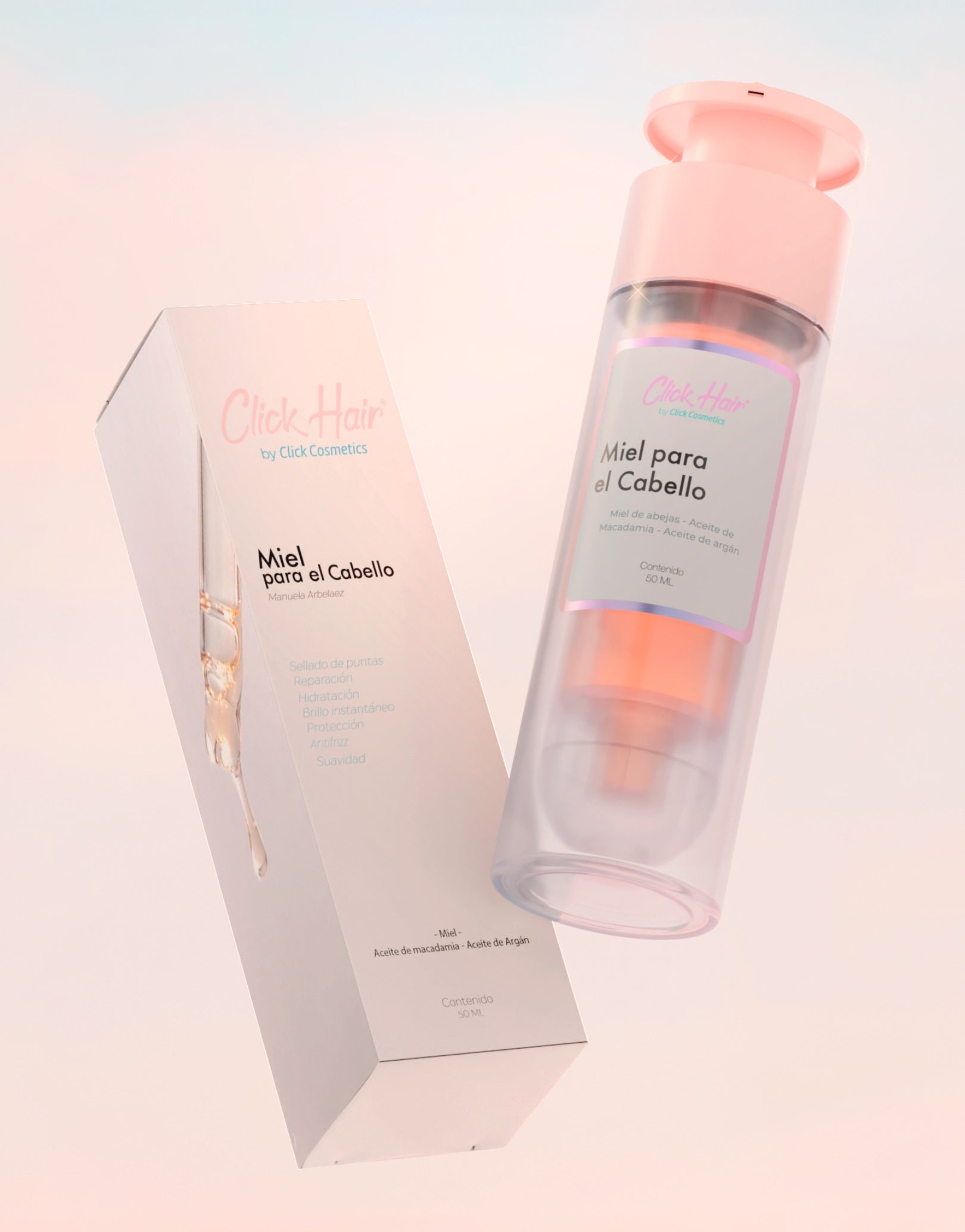 CLICK HAIR MINI MIEL CAPILAR CON ARGAN 20ml