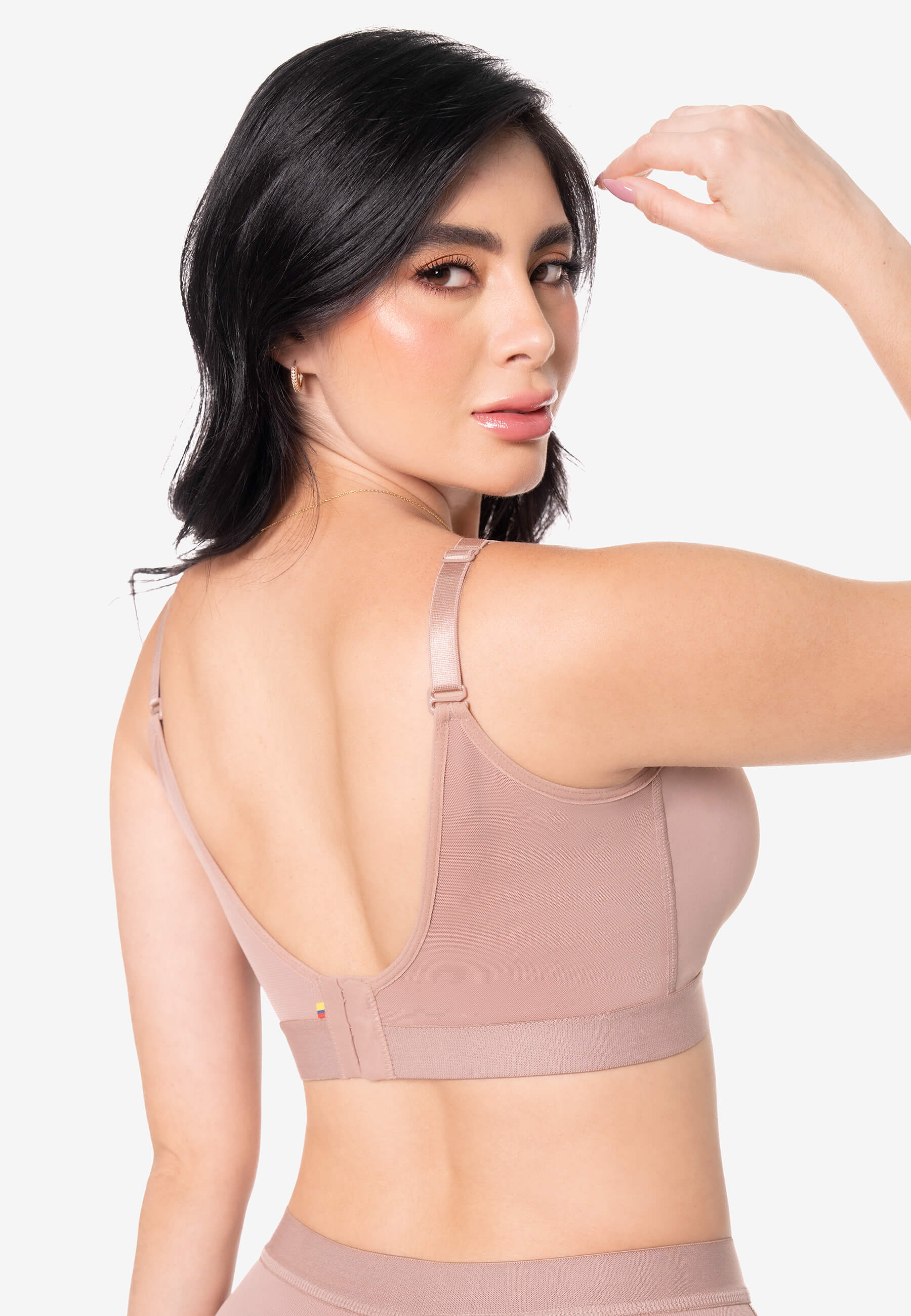 Curvia Brasier Emilia tipo top Cocoa