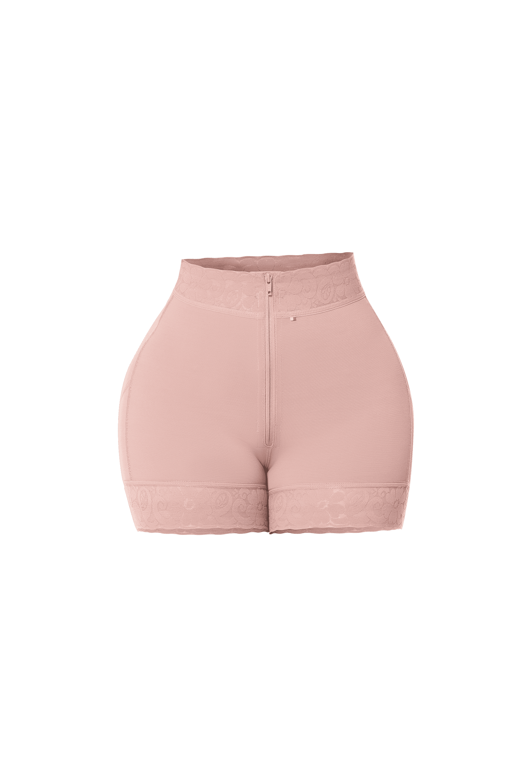 Curvia Short Emma cachetero costillero con realce Cocoa