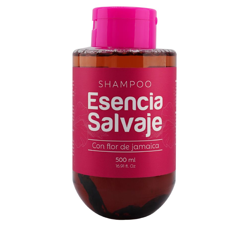 Esencia Salvaje Shampoo de Flor de Jamaica , Acondicionador de Flor de Jamaica y Tratamiento Flor de Jamaica   (3 Pack)