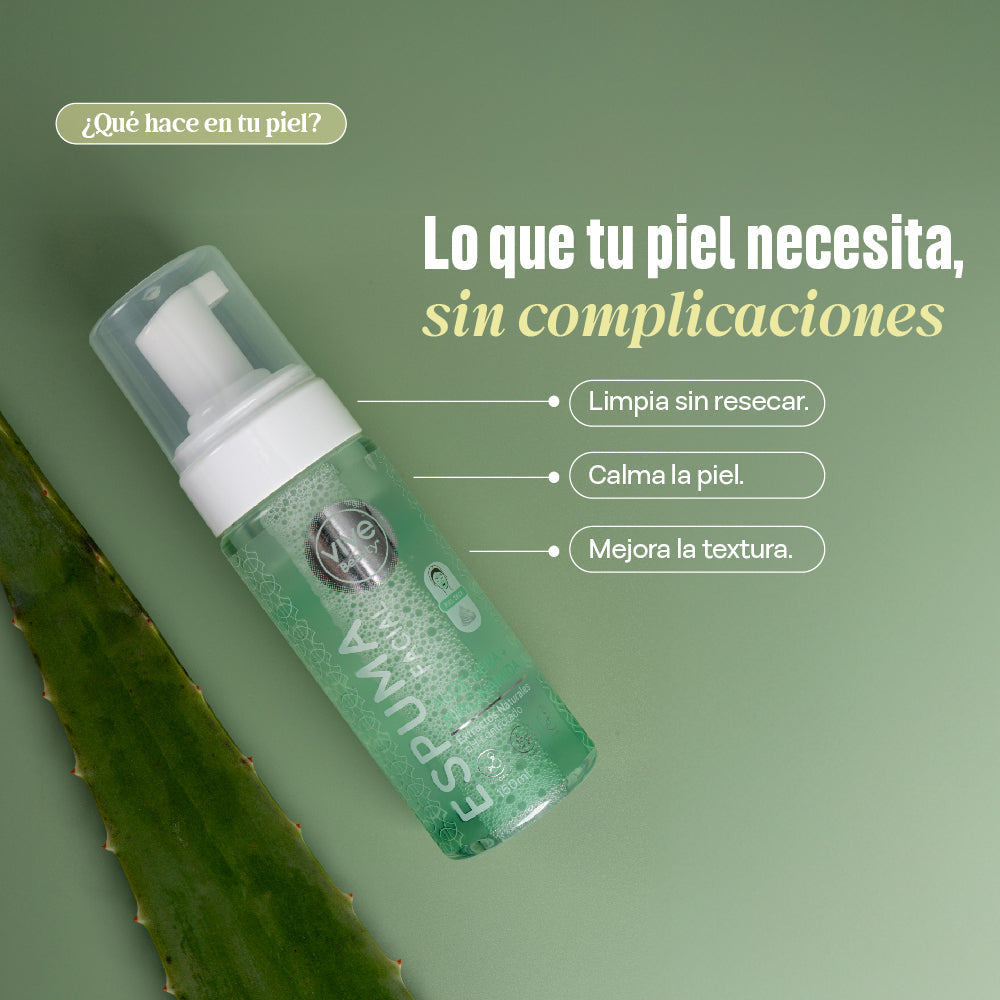 Vive Beauty Espuma Facial Aloe Vera + Niacinamida 150 ml