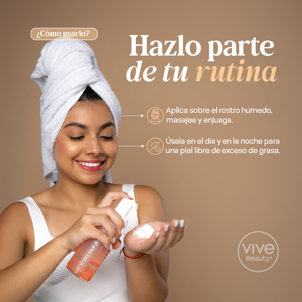 Vive Beauty Espuma Facial Hamamelis 150 ml