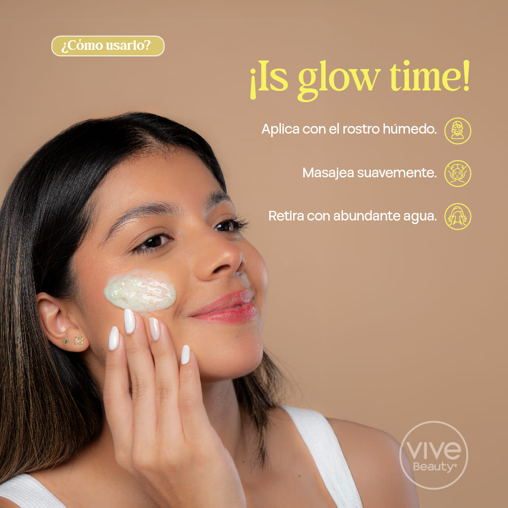 Vive Beauty Exfoliante Facial Aguacate & Te Verde 120 ml