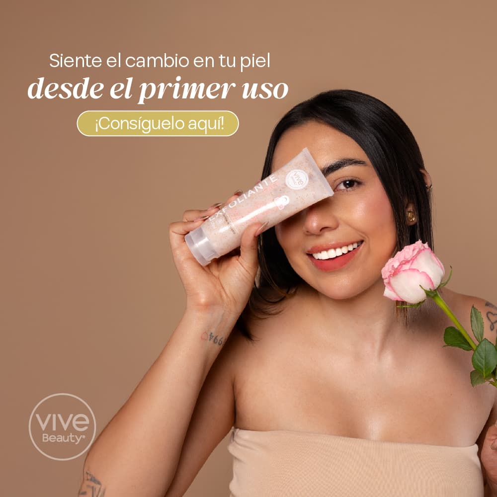 Vive Beauty Exfoliante Facial Rosas 120 ml