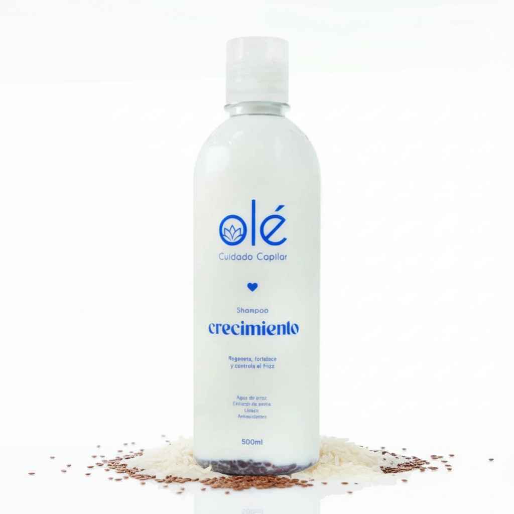 Ole Capilar Shampo revitalizante de arroz y linaza 500ml