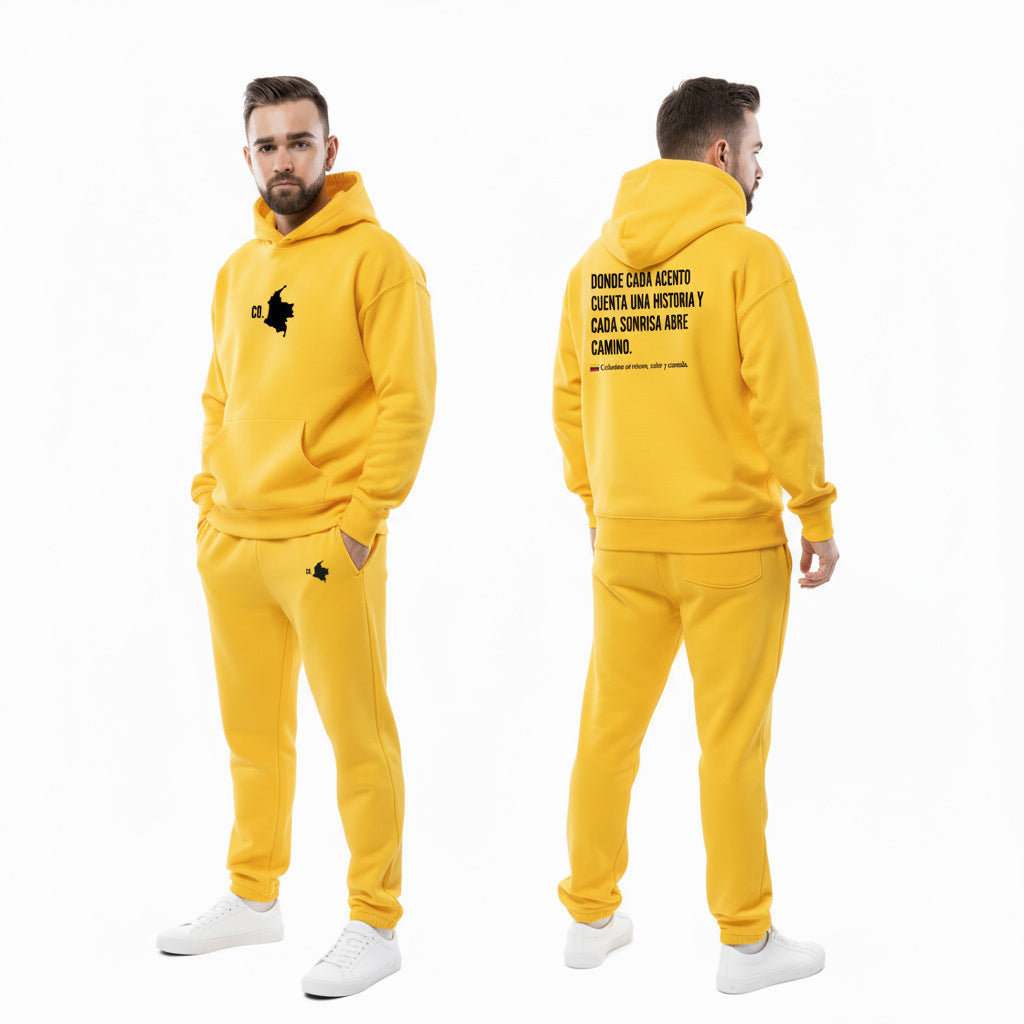 Conjunto “Colombia Acentos” (Hoodie + Jogger)
