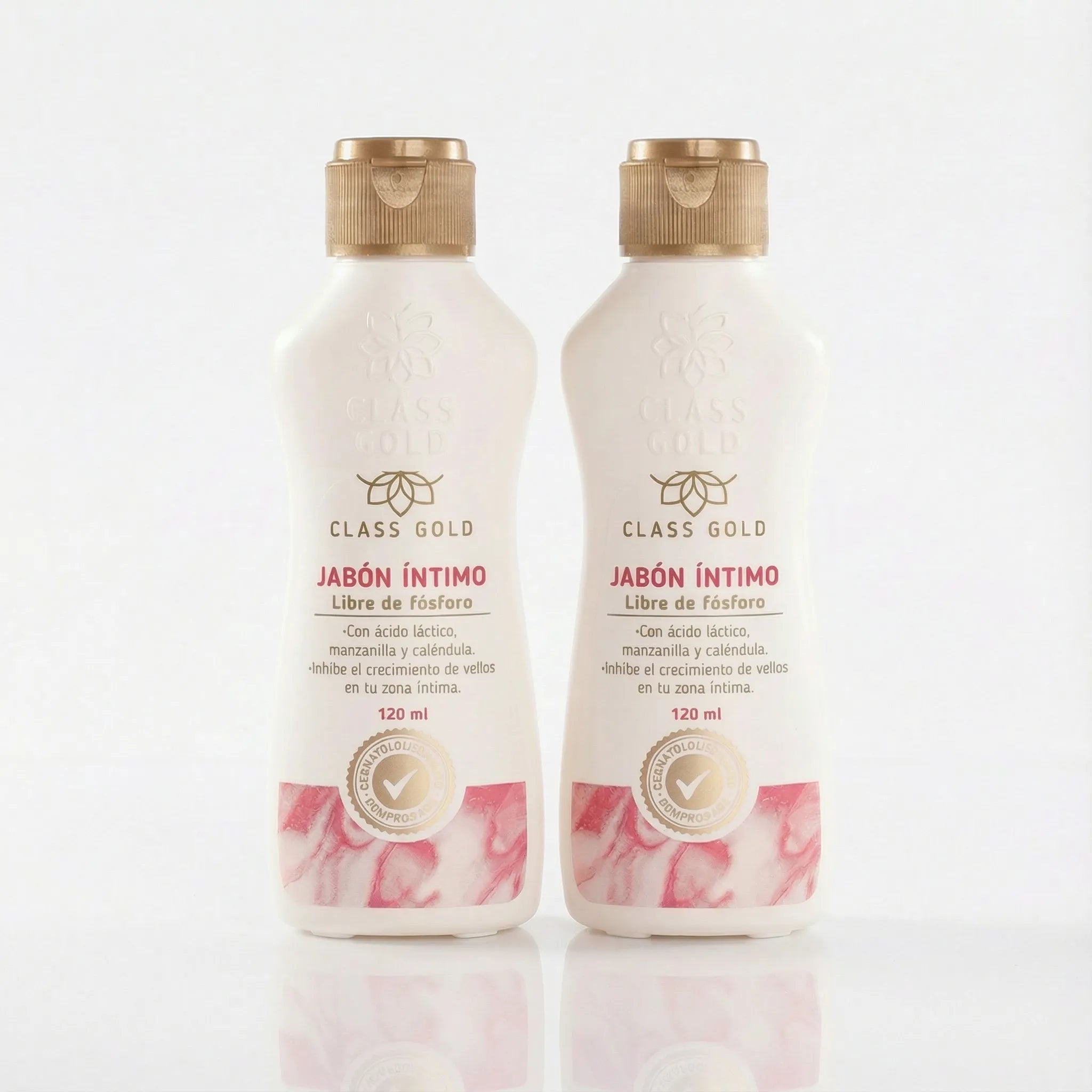 Class Gold Jabon Intimo Inhibidor De Vello 120ml (2 Pack)