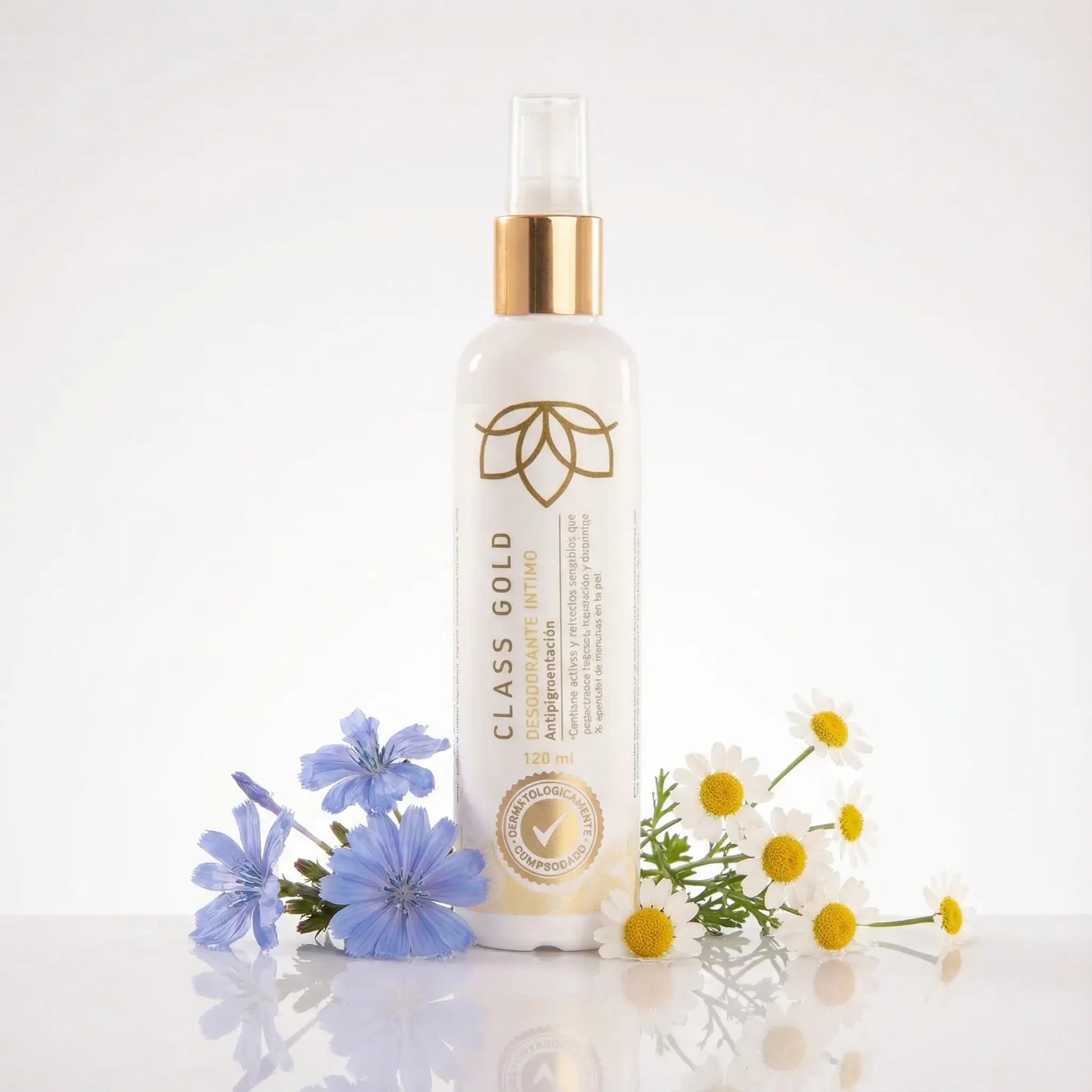 Class Gold Natural Intimate Deodorant 120ml Yellow (1 pack) 