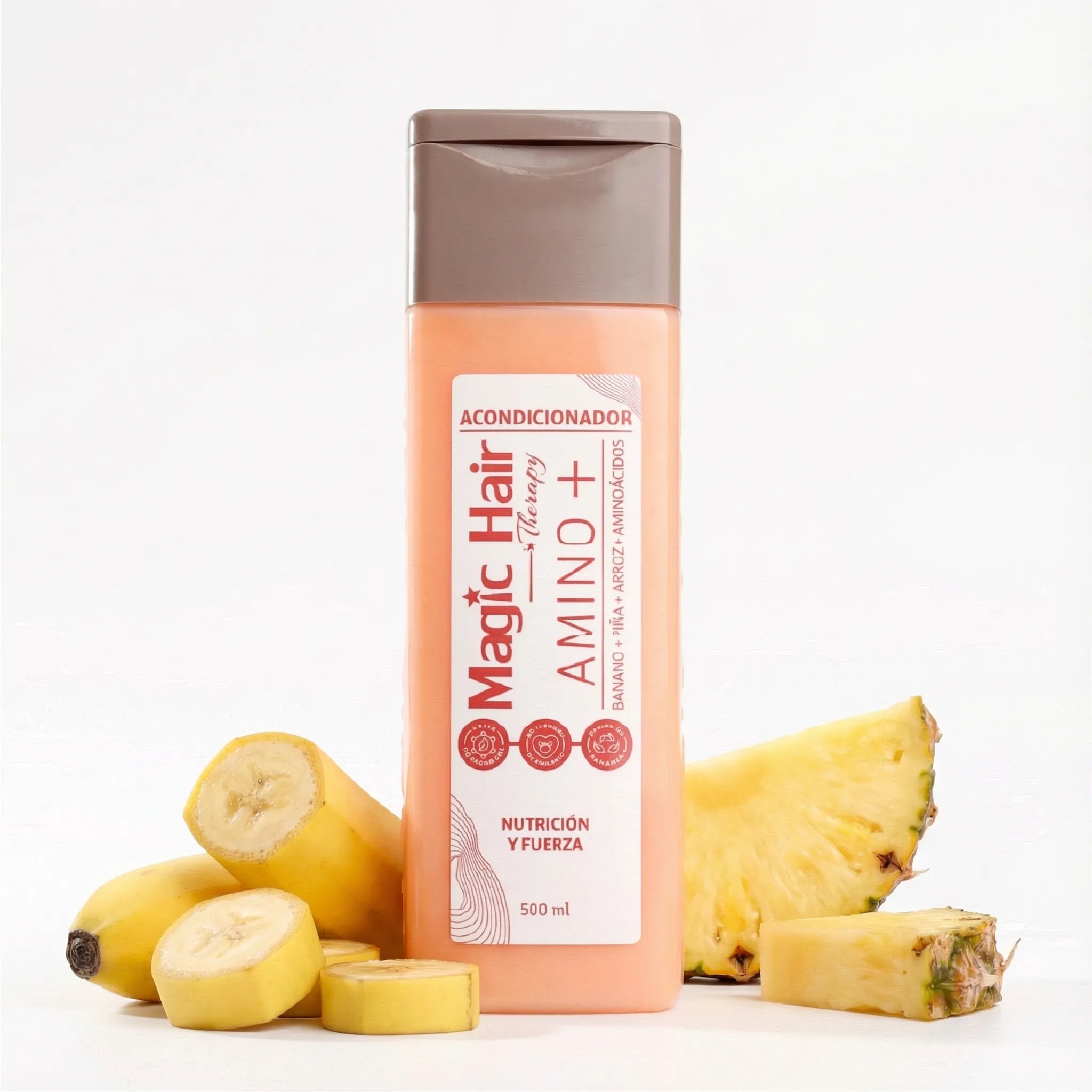 Magic Hair Acondicionador sin Sal para la Caida del Cabello Amino+ Nueva Formula 500ml
