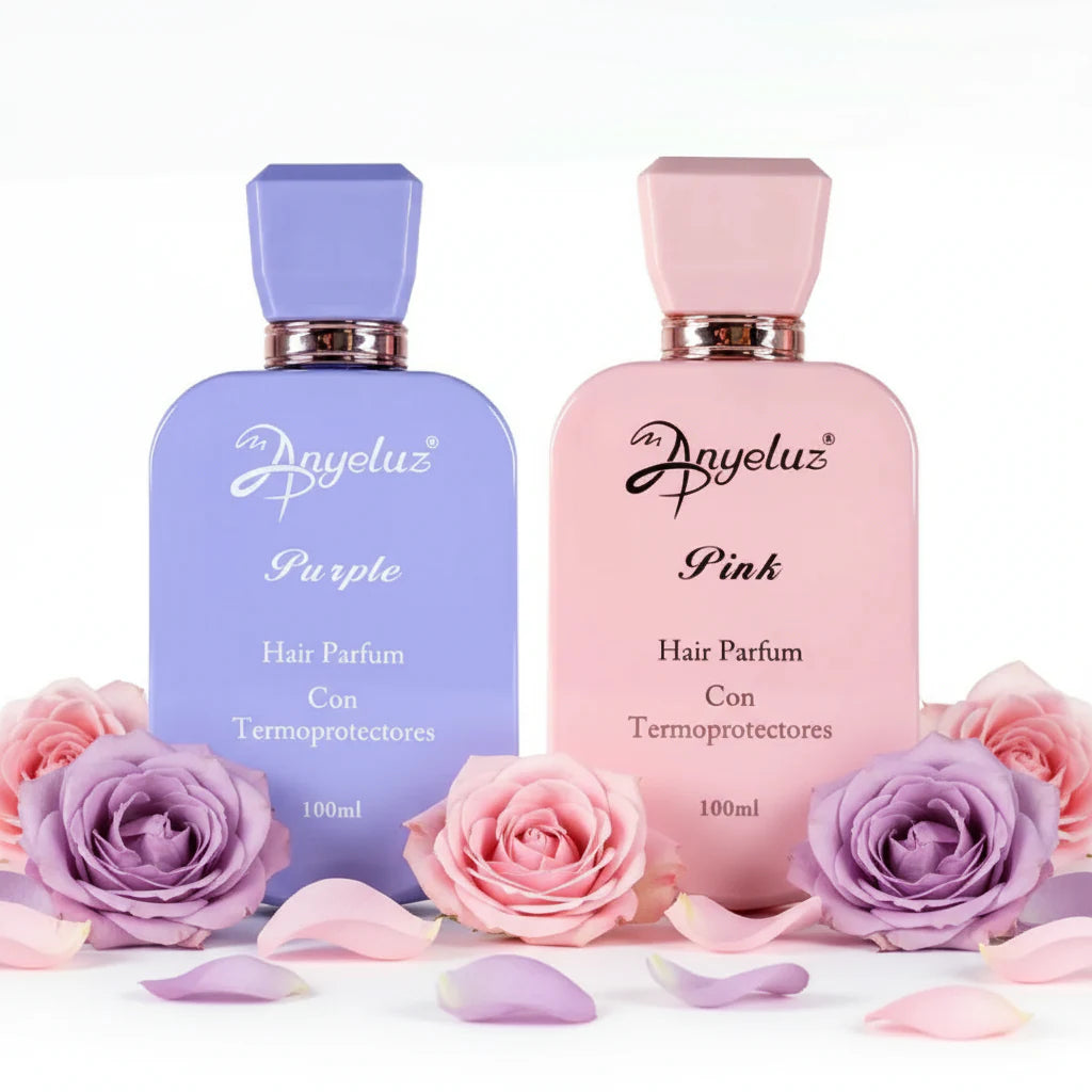 Anyeluz Pink and Purple Hair Perfume With Thermoprotection 100mL (2 Pack) 