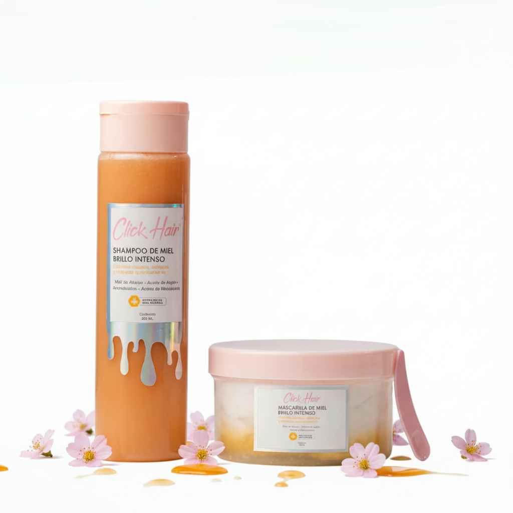 CLICK HAIR SHAMPOO DE MIEL Y MASCARILLA DE MIEL (2 PACK)
