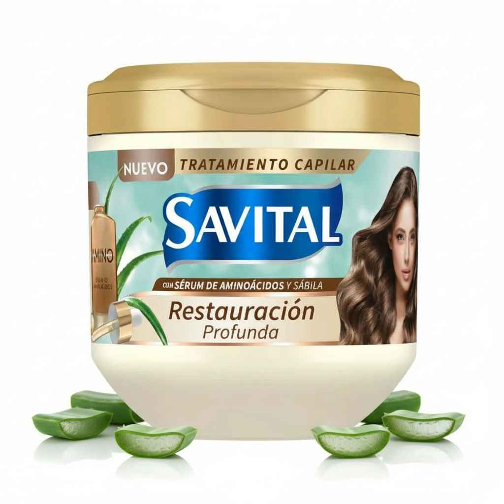Savital styling cream Amino Acid and Aloe Vera 425ml