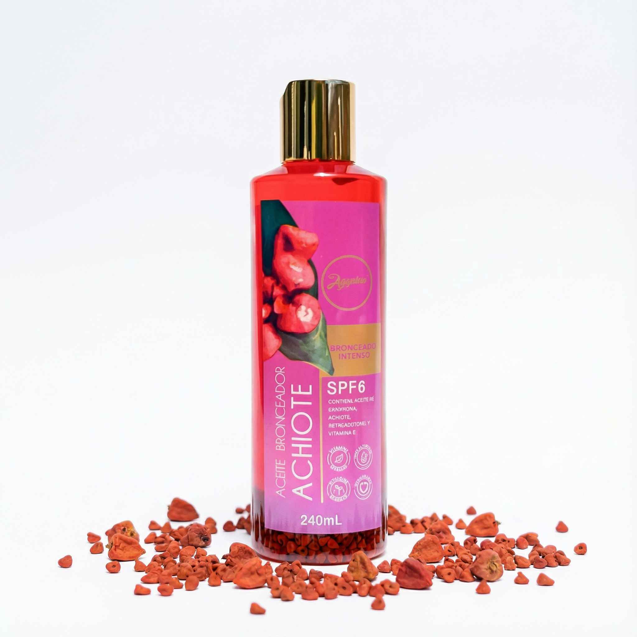 Anyeluz Aceite Bronceador de Achiote 240mL