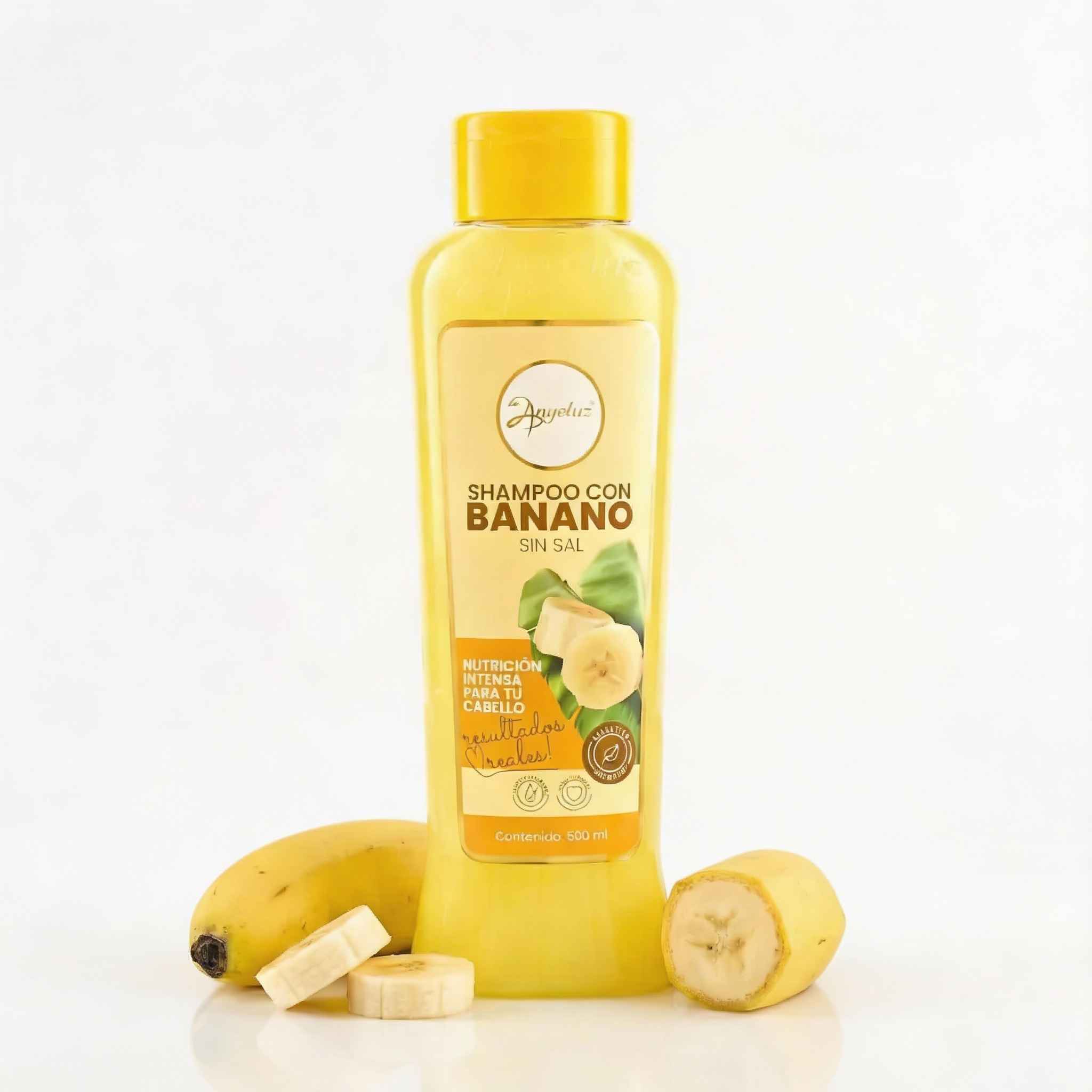 Anyeluz shampoo de banano x500ml