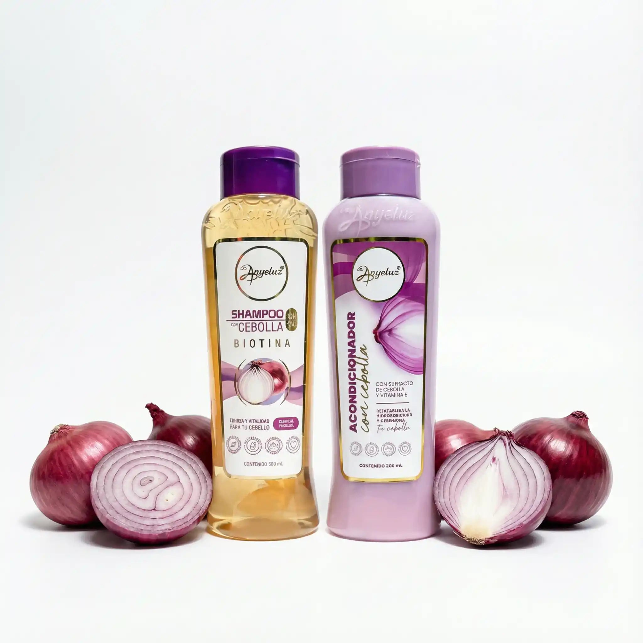 Anyeluz Onion Shampoo and Anyeluz Onion Conditioner (2 pack)