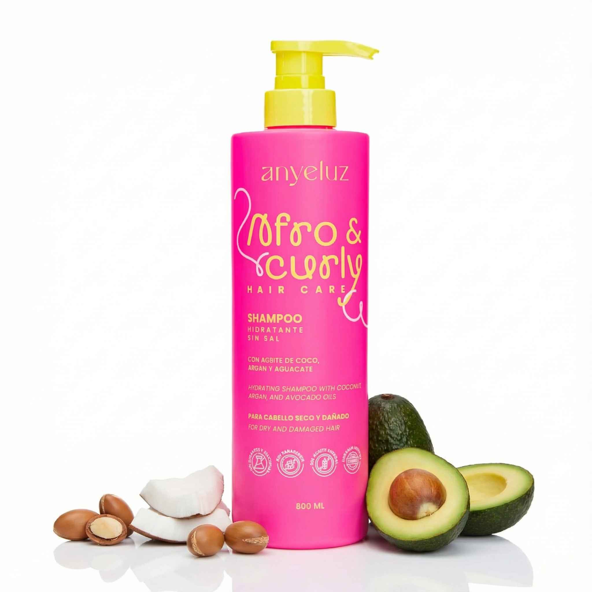 ANYELUZ SHAMPOO HIDRATANTE AFRO & CURLY 600ML
