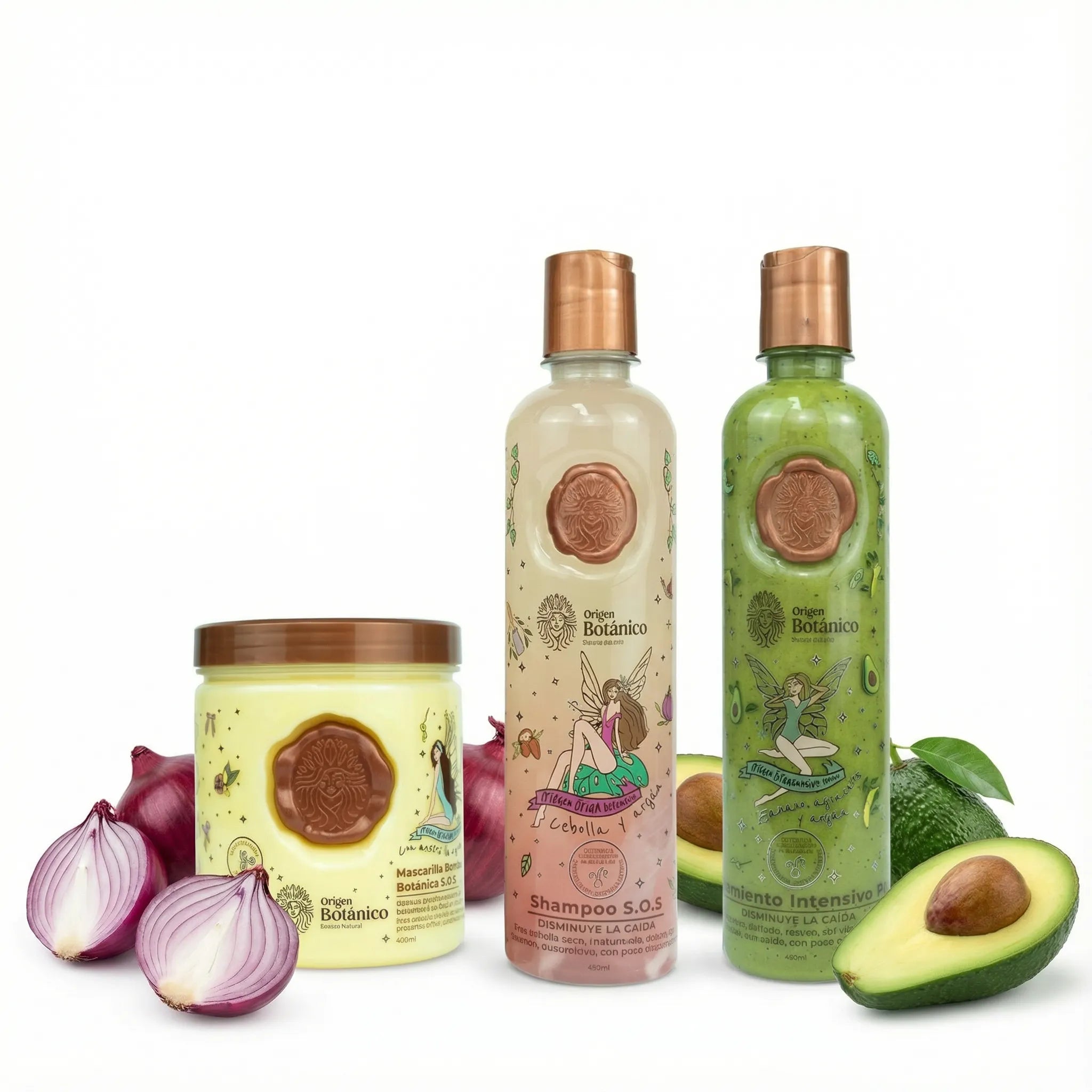 Ritual Botanico Onion Shampoo, Plex Intensive Treatment and Ritual Botanico Hair Bomb Mask (3 Pack)