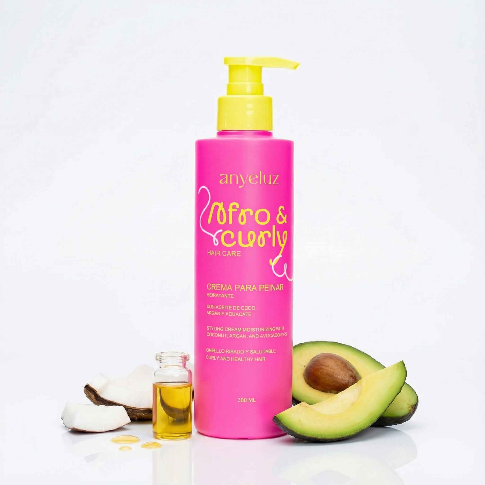 ANYELUZ CREMA PARA PEINAR HIDRATANTE AFRO & CURLY 300ML