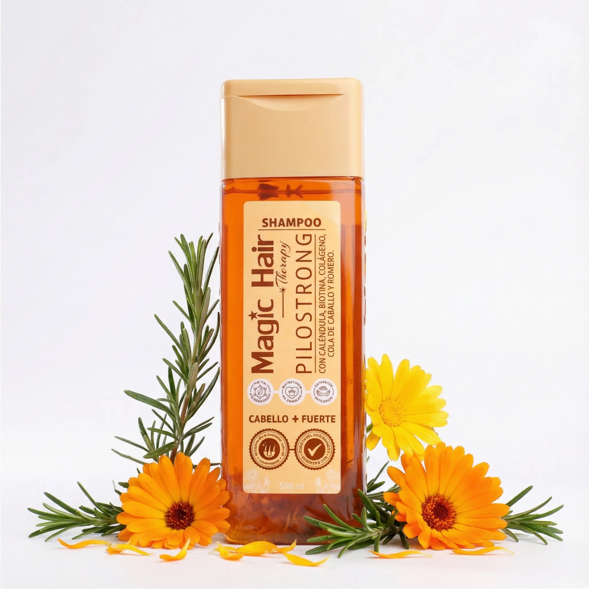 Magic Hair Shampoo Caida Cabello Pilostrong Con Caléndula x500ml