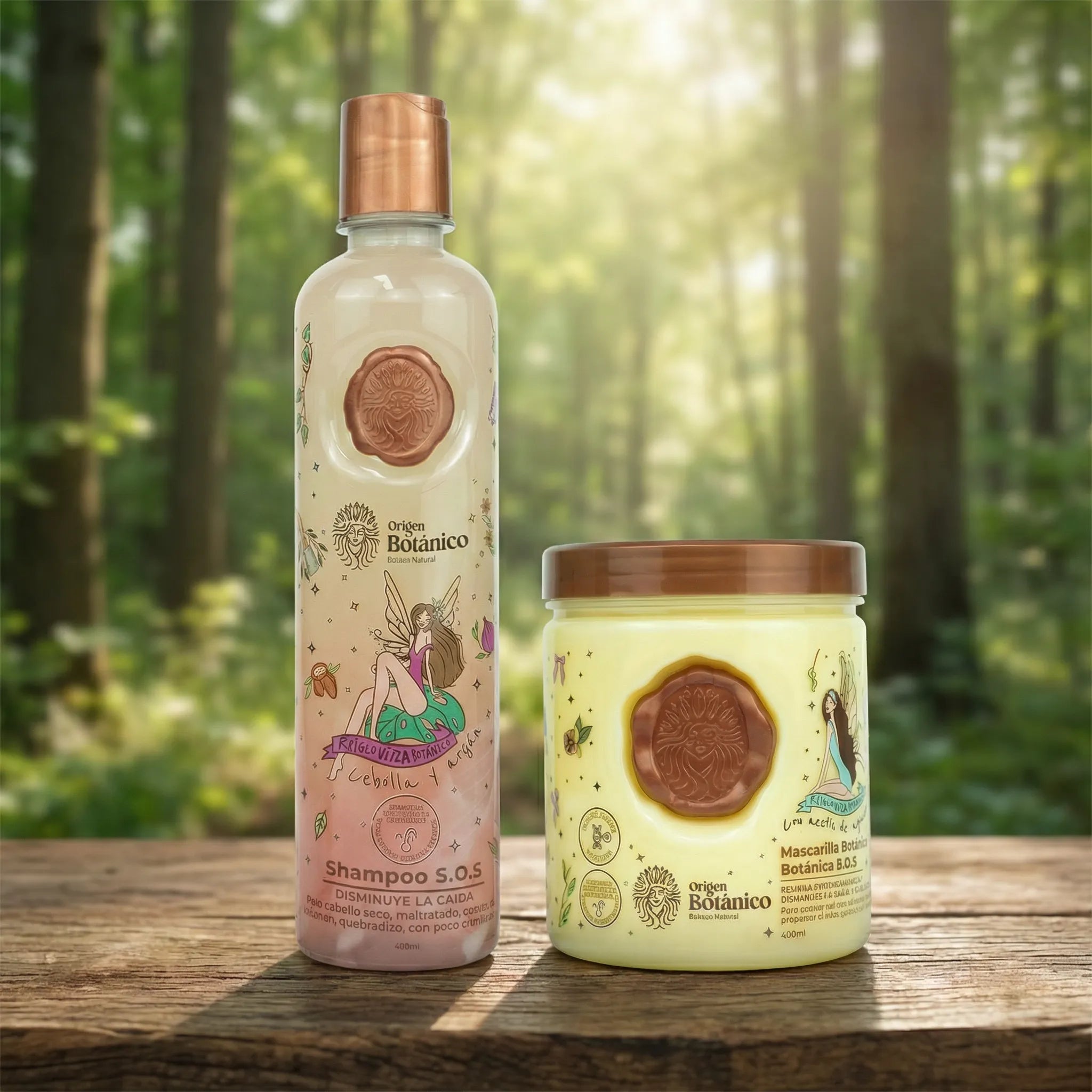 Ritual Botanico Shampoo Onion and Ritual Botanico Hair Bomb Mask (2 Pack)