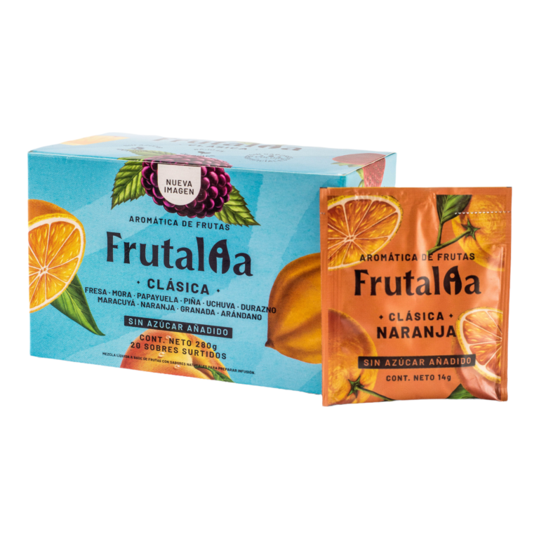 Frutalia Aromaticas de frutas Tradicional caja X 20 sobres surtida