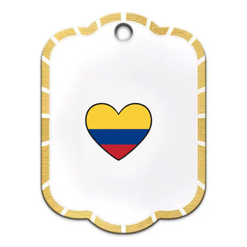 Pin metalico corazon colombia PI-17