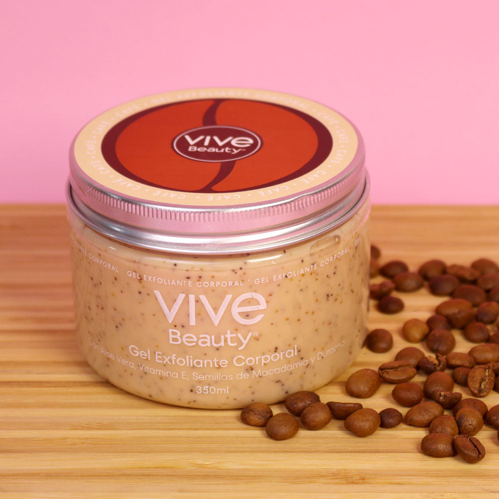 Vive Beauty Gel Exfoliante Cafe 350 ml