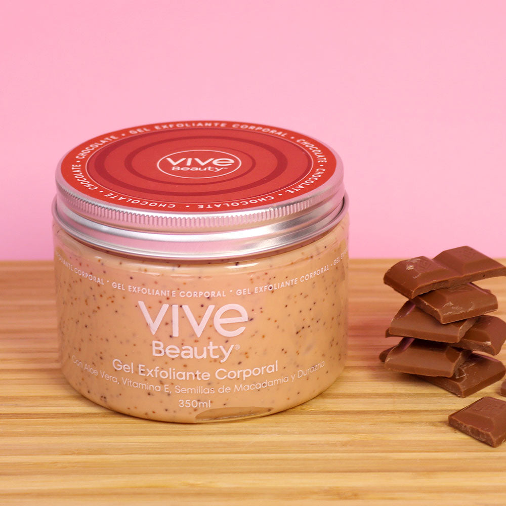 Vive Beauty Gel Exfoliante Chocolate 350 ml