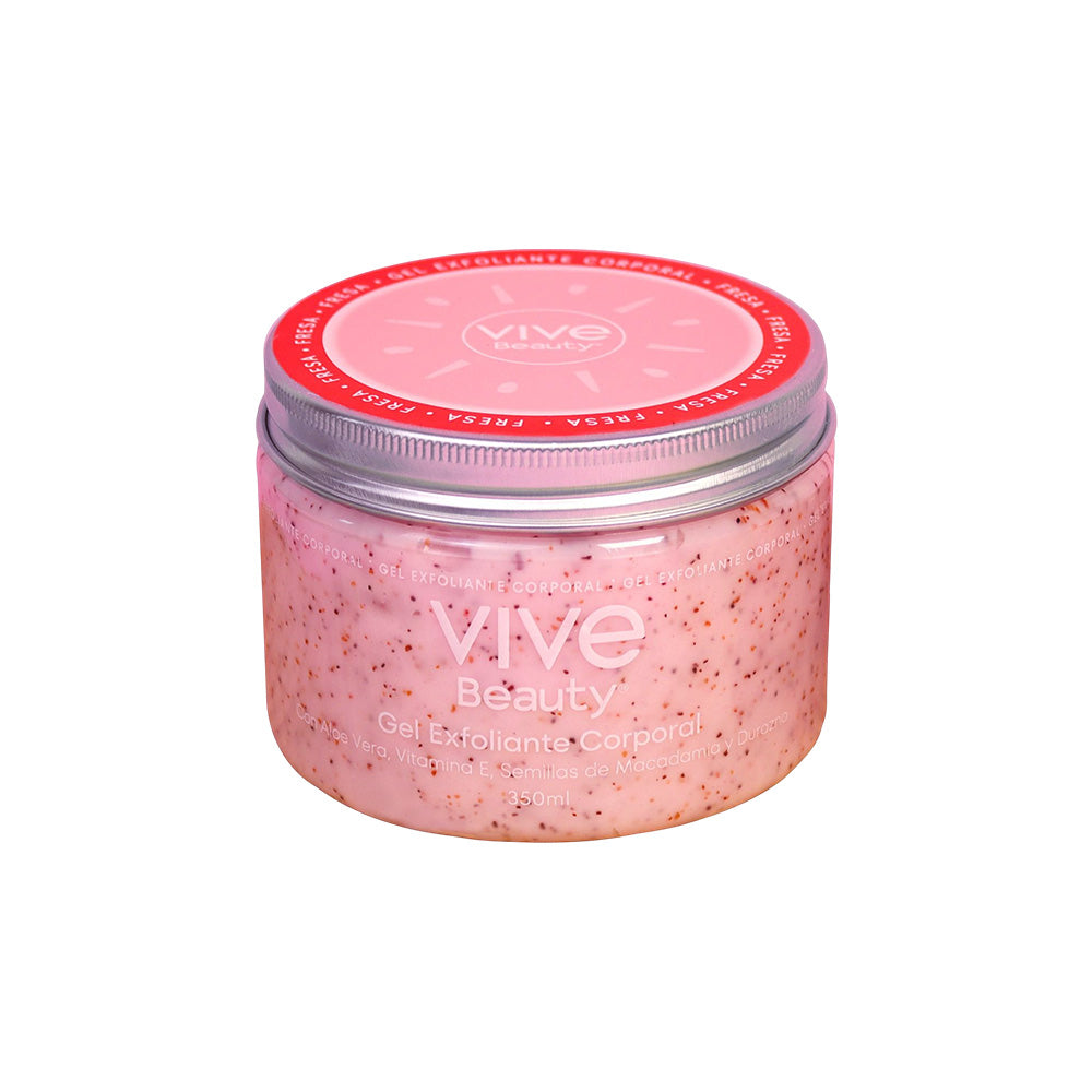Vive Beauty Gel Exfoliante Fresa 350 ml