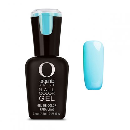 Organic Nails Gel semi-permanente para unas Color Glow Blue 065 x7.5 ml