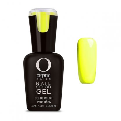 Organic Nails Gel semi-permanente para unas Color Glow Yellow 062 x7.5 ml