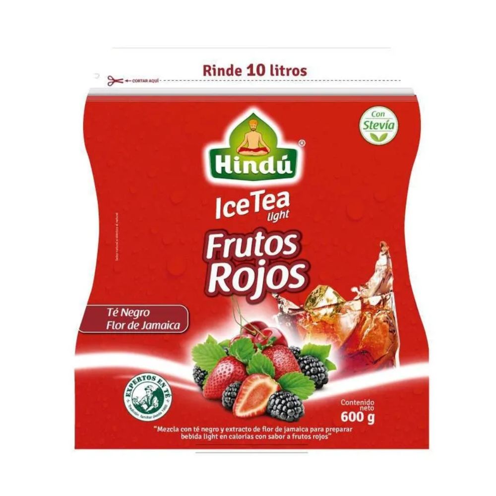 Red fruit ice tea Hindu mix x 600 g - Tea Hindu Red Fruits food