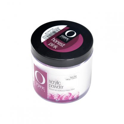 Organic Nails Polvo de Acrilico Honest Pink de tono rosa sólido.