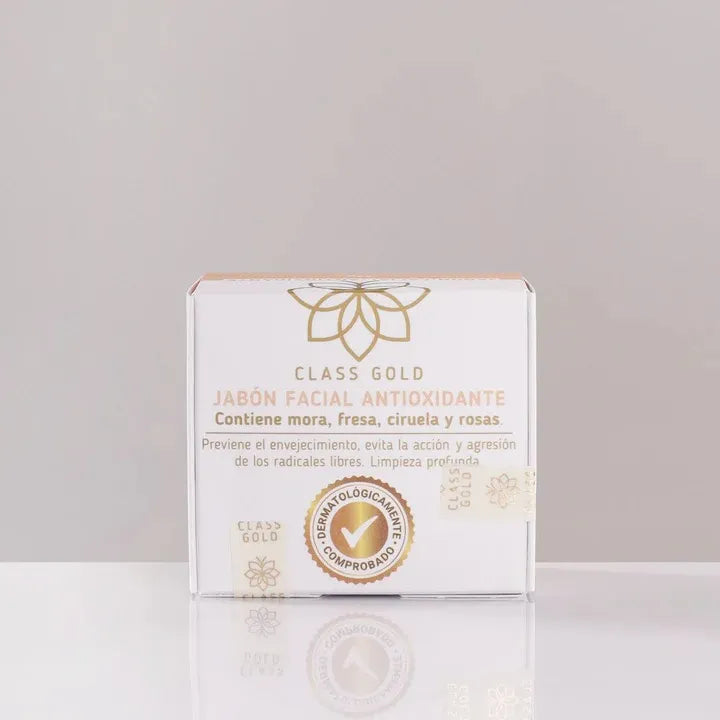 Class gold mascarilla facial soft face y Jabon Facial Antioxidante (2 pack)