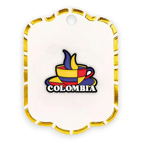 Pin metalico taza de cafe Colombia PE-06